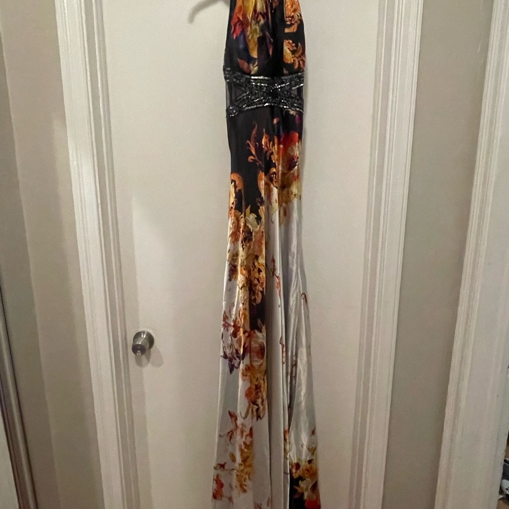 Floral Multicolor Gown